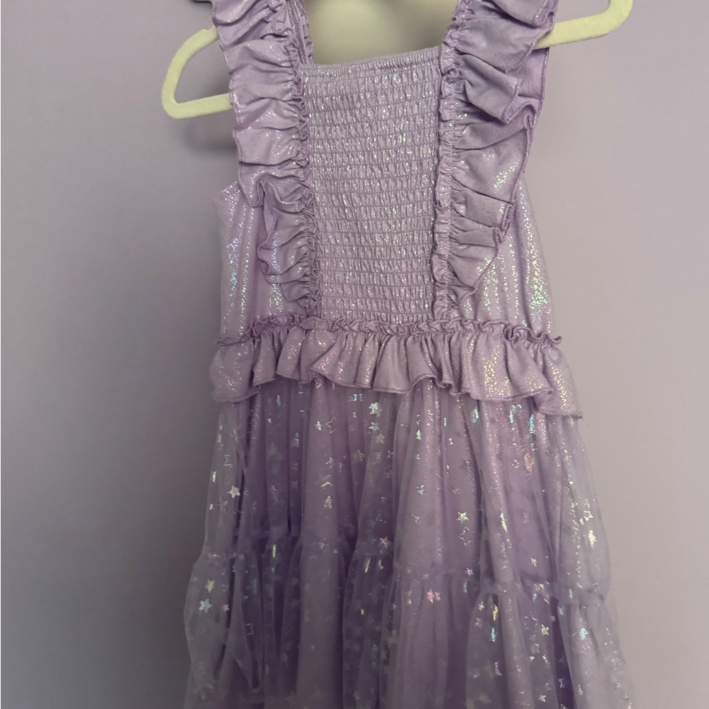 Sparkly Purple Kids Costume Dress